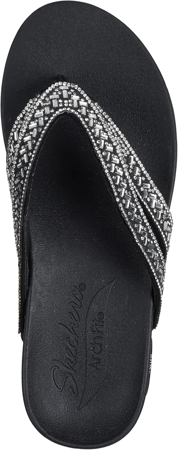 Skechers Women's Arch Fit Meditation-True Gem Flip-Flop