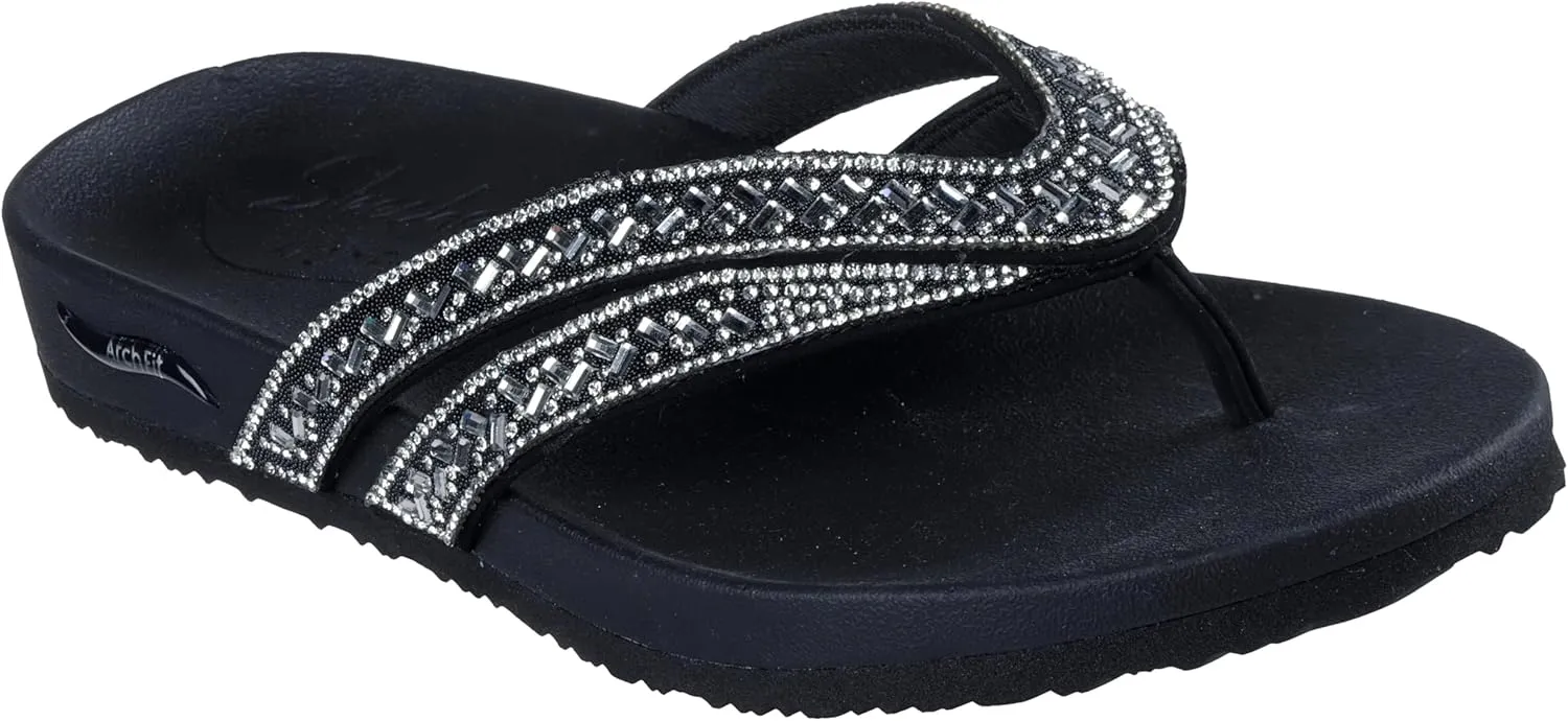 Skechers Women's Arch Fit Meditation-True Gem Flip-Flop