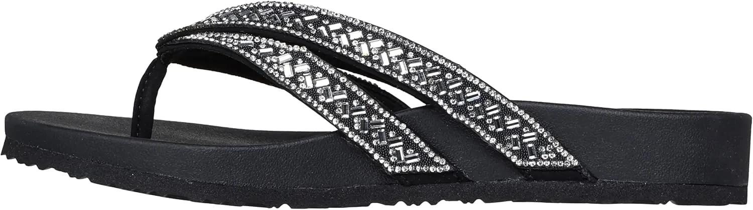 Skechers Women's Arch Fit Meditation-True Gem Flip-Flop
