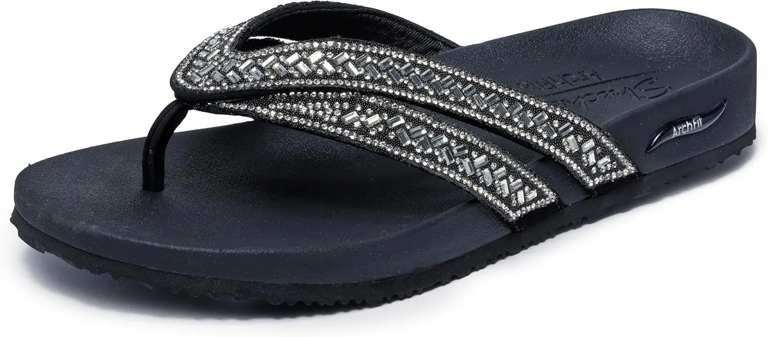Skechers Women's Arch Fit Meditation-True Gem Flip-Flop