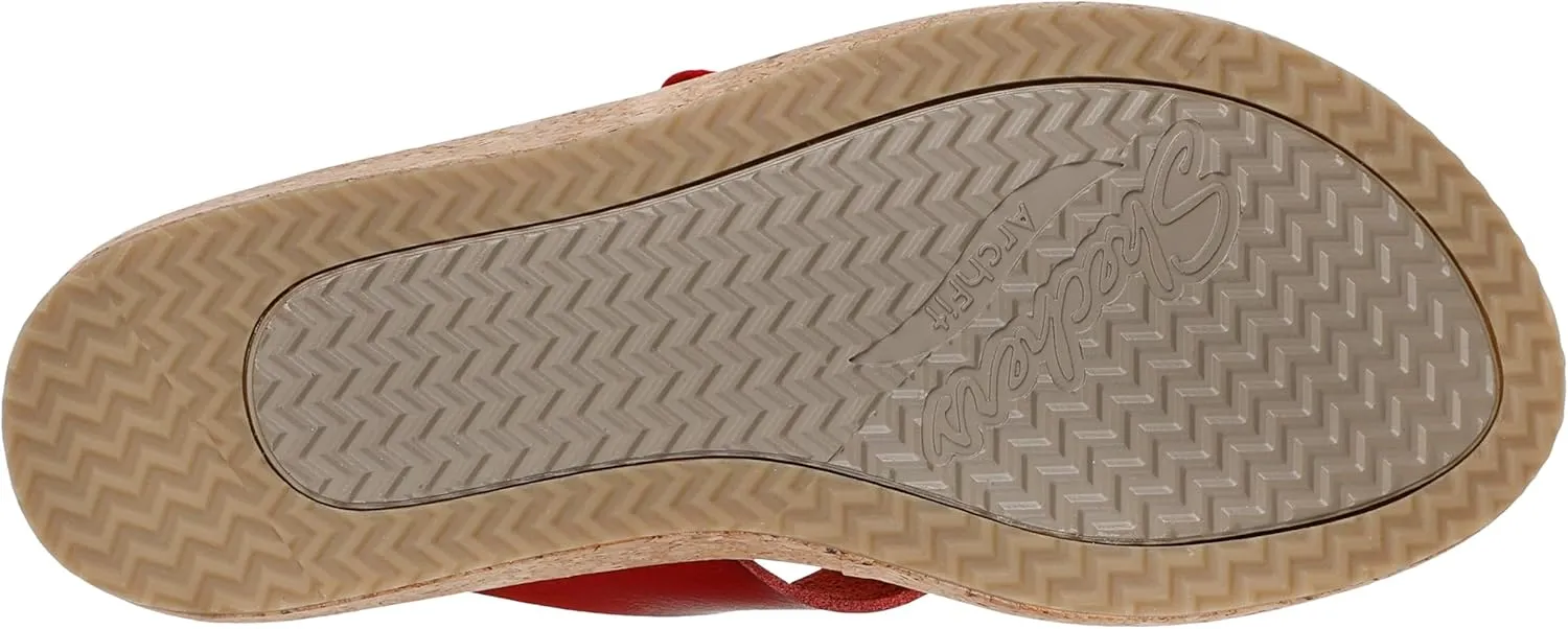 Skechers Women's Archfit Beverlee-Rare Blossom Flip-Flop
