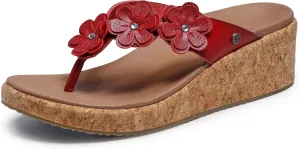 Skechers Women's Archfit Beverlee-Rare Blossom Flip-Flop