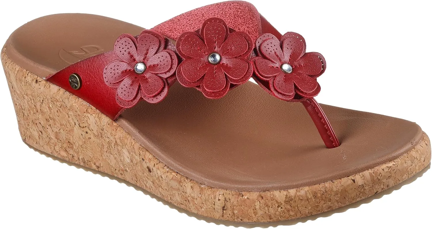 Skechers Women's Archfit Beverlee-Rare Blossom Flip-Flop