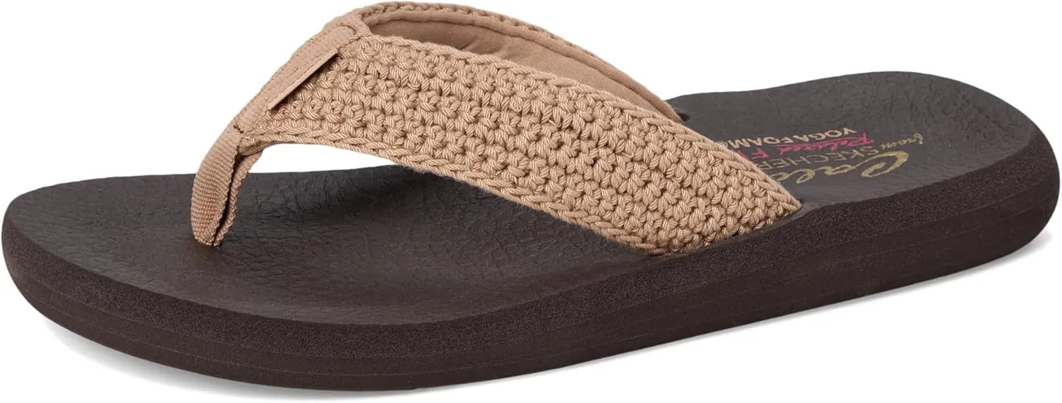 Skechers Women's Asana-Valley Chic Flip-Flop