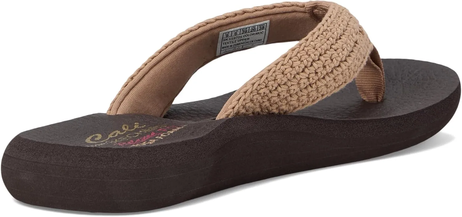 Skechers Women's Asana-Valley Chic Flip-Flop