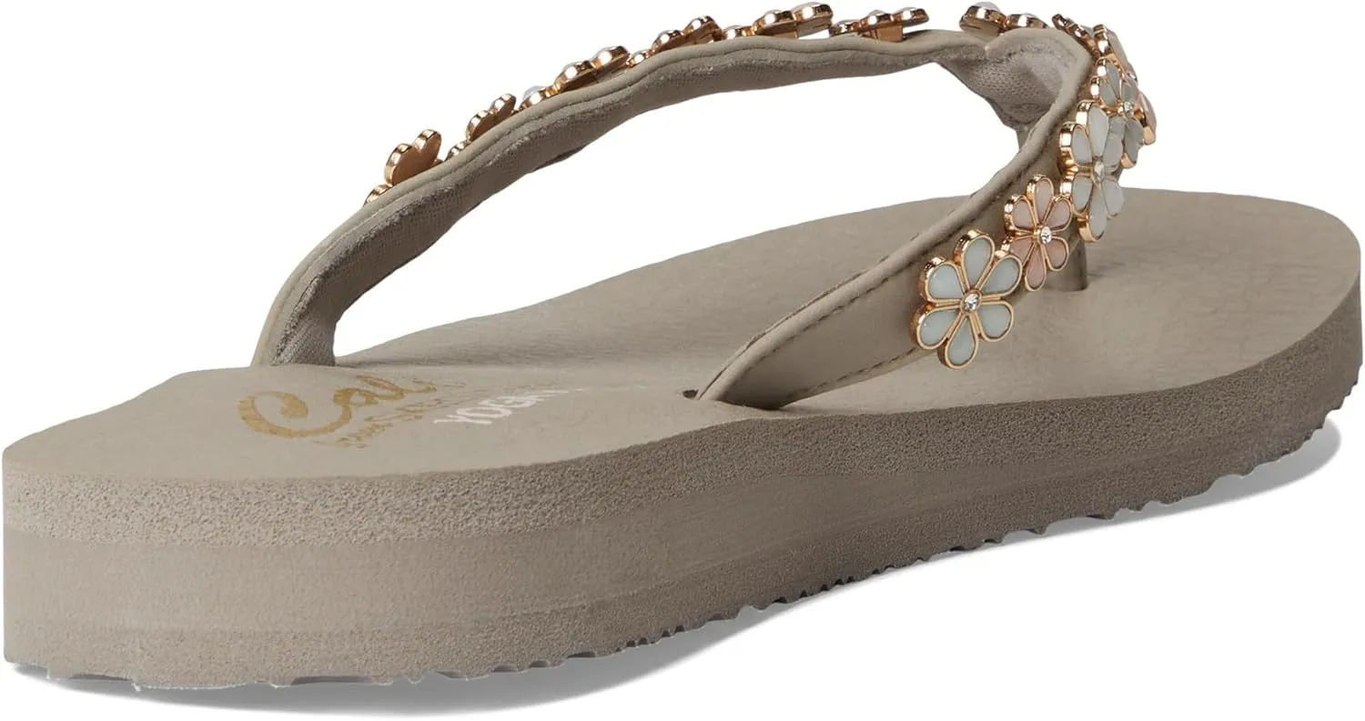 Skechers Women's Meditation-Daisy Crush Flip-Flop
