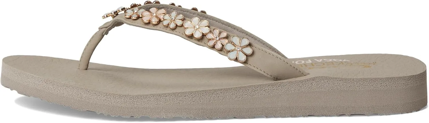 Skechers Women's Meditation-Daisy Crush Flip-Flop
