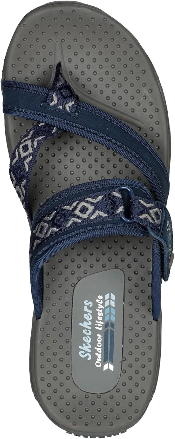 Skechers Women's Reggae-Trailway Flip-Flop Sandals