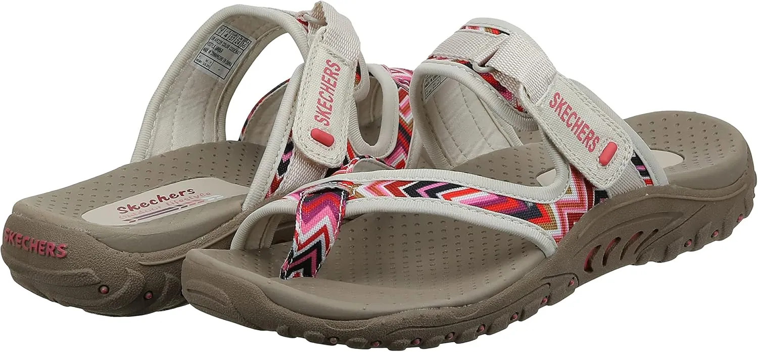 Skechers Women's Reggae-Zig Swag Flip-Flop Sandals