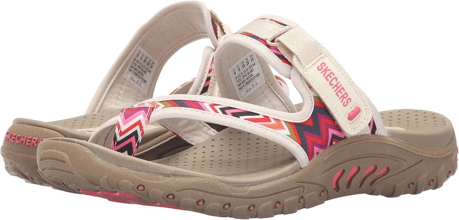 Skechers Women's Reggae-Zig Swag Flip-Flop Sandals