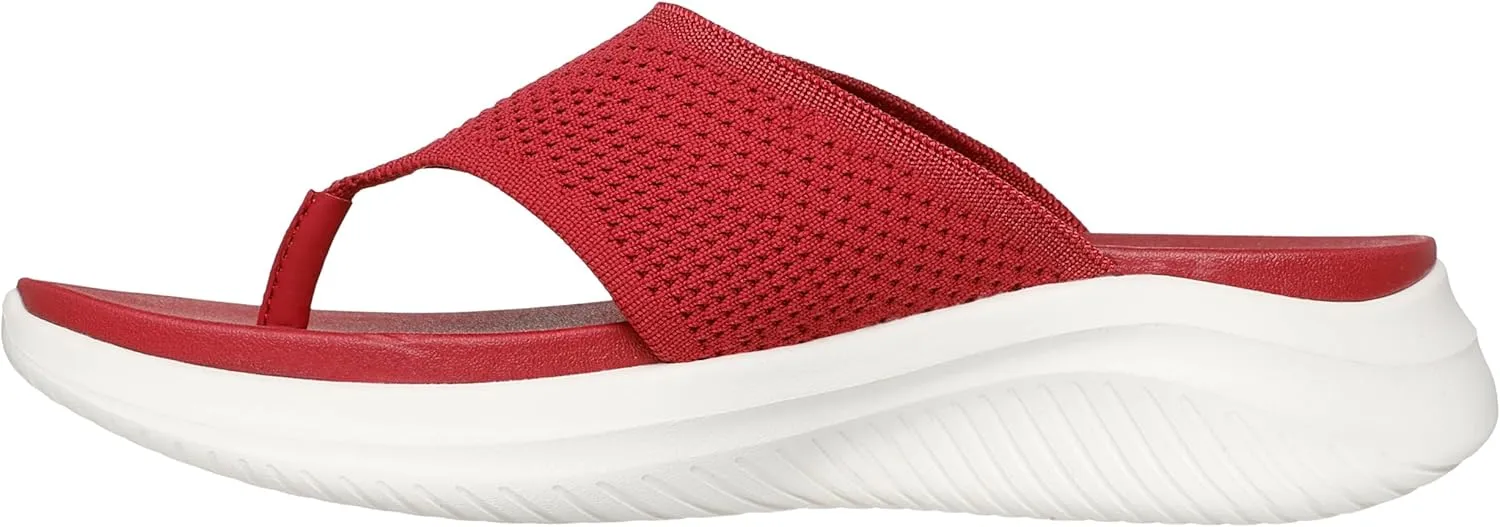 Skechers Women's Ultra Flex 3.0-Coastal Aura Flip-Flop