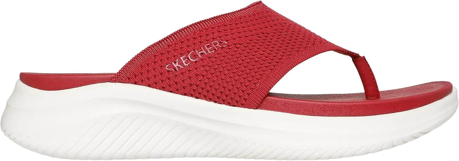 Skechers Women's Ultra Flex 3.0-Coastal Aura Flip-Flop