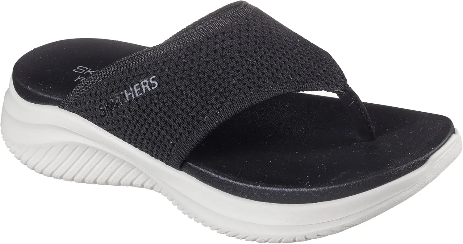 Skechers Women's Ultra Flex 3.0-Coastal Aura Flip-Flop