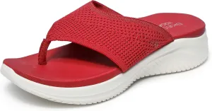 Skechers Women's Ultra Flex 3.0-Coastal Aura Flip-Flop