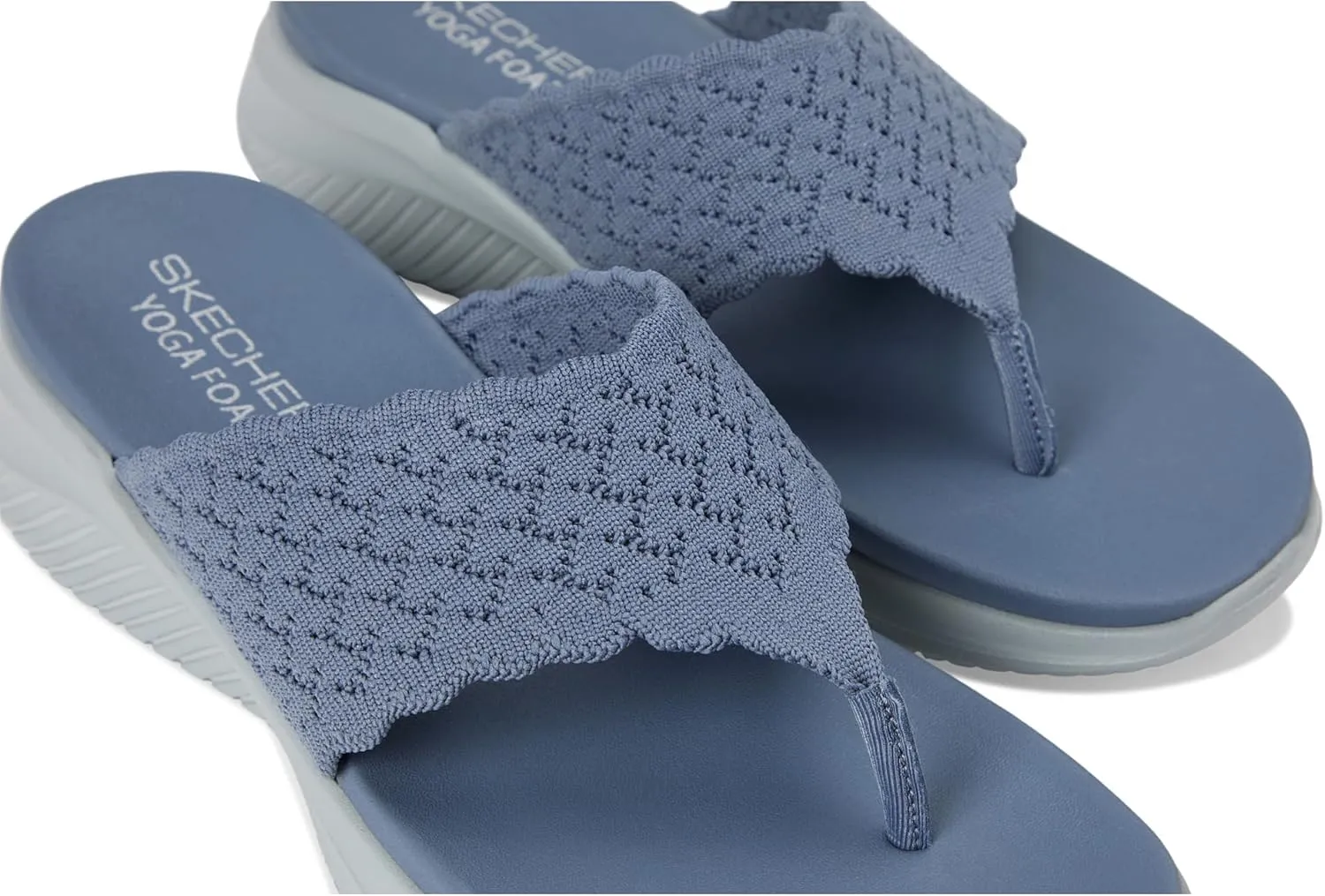 Skechers Women's Ultra Flex 3.0-Ryhthm Waves Flip-Flop