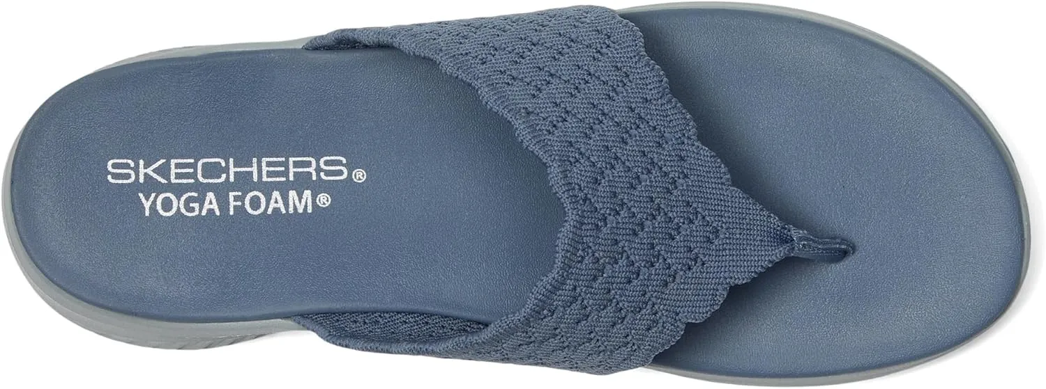 Skechers Women's Ultra Flex 3.0-Ryhthm Waves Flip-Flop