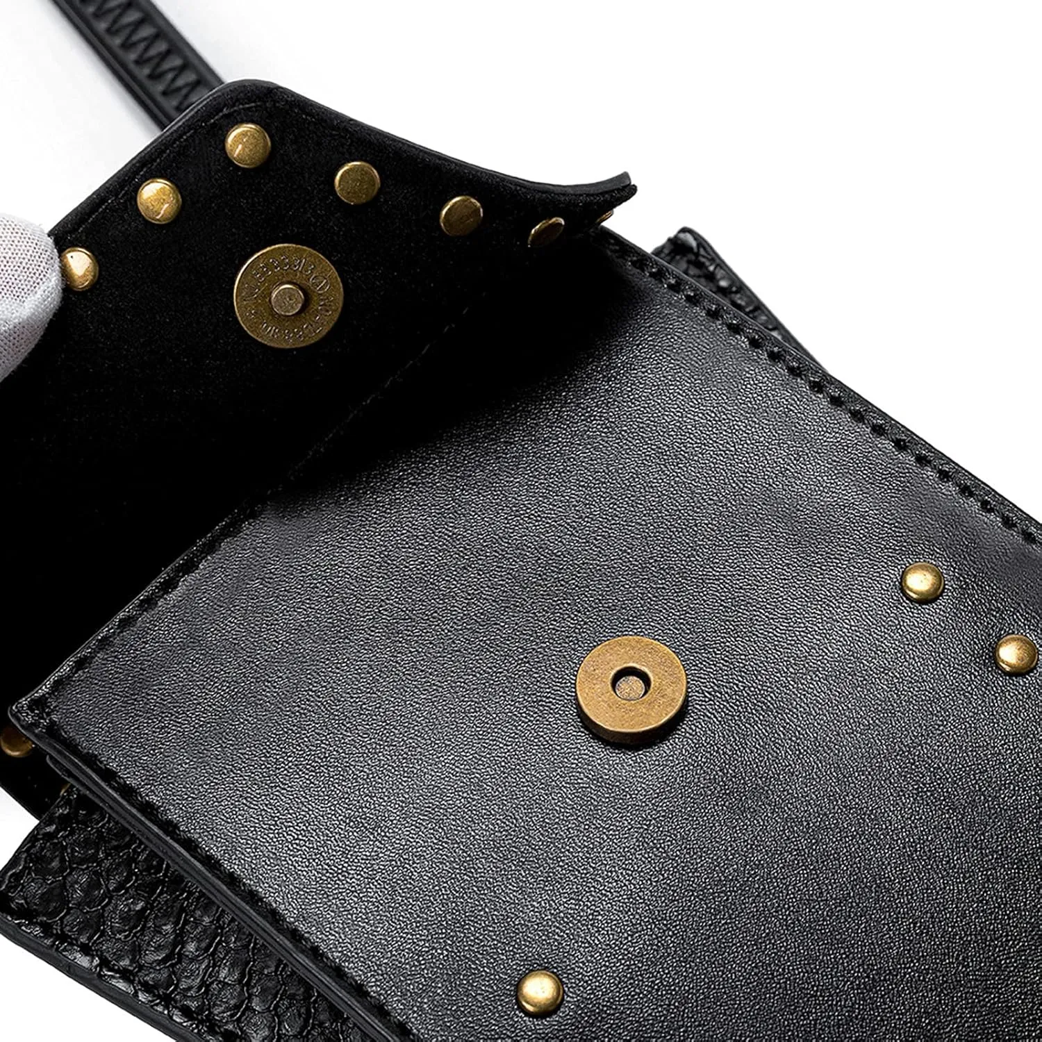 Small Crossbody Bag Shoulder Purse Leather Belt Pouch Travel Phone Holder Punk Medieval Vintage Festival Costume Accessory