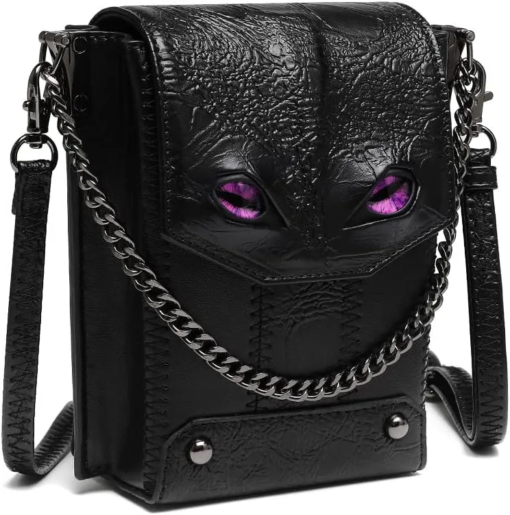 Small Crossbody Bag Shoulder Purse Leather Belt Pouch Travel Phone Holder Punk Medieval Vintage Festival Costume Accessory