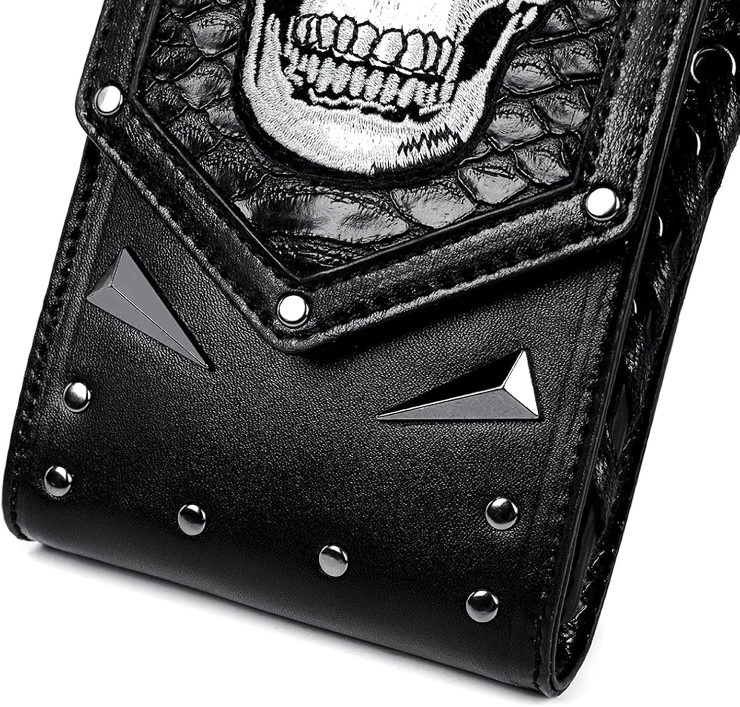 Small Crossbody Bag Shoulder Purse Leather Belt Pouch Travel Phone Holder Punk Medieval Vintage Festival Costume Accessory