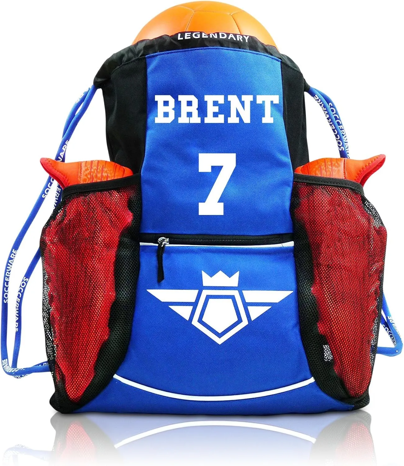 Soccer Bag Backpack - Youth & Kids, Organize Sports Gym Equipment - Boys Girls