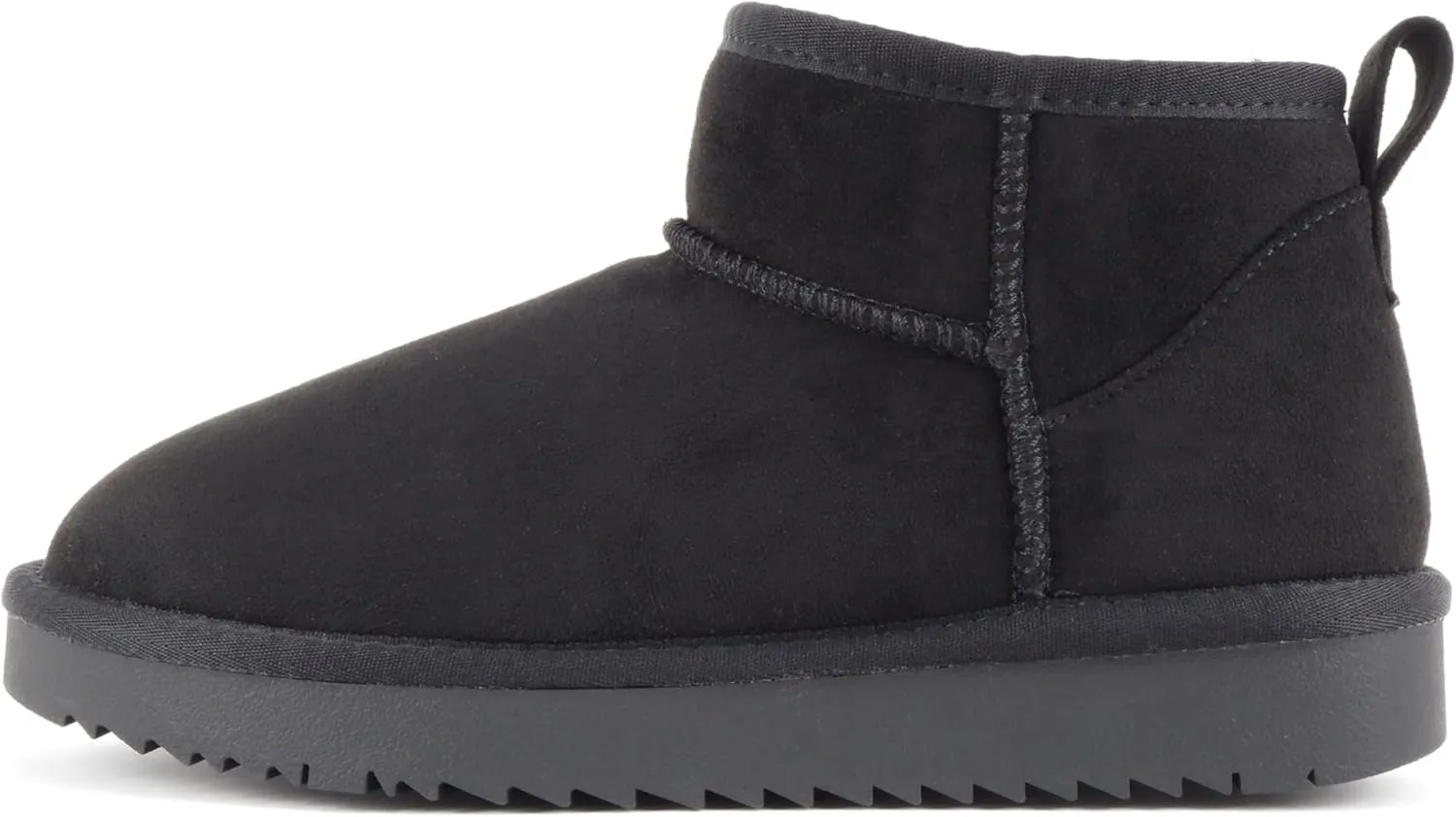 Soda “Mutual” ~ Women Round Toe Lug Sole Low Flatform Sherpa-lined Ankle Bootie