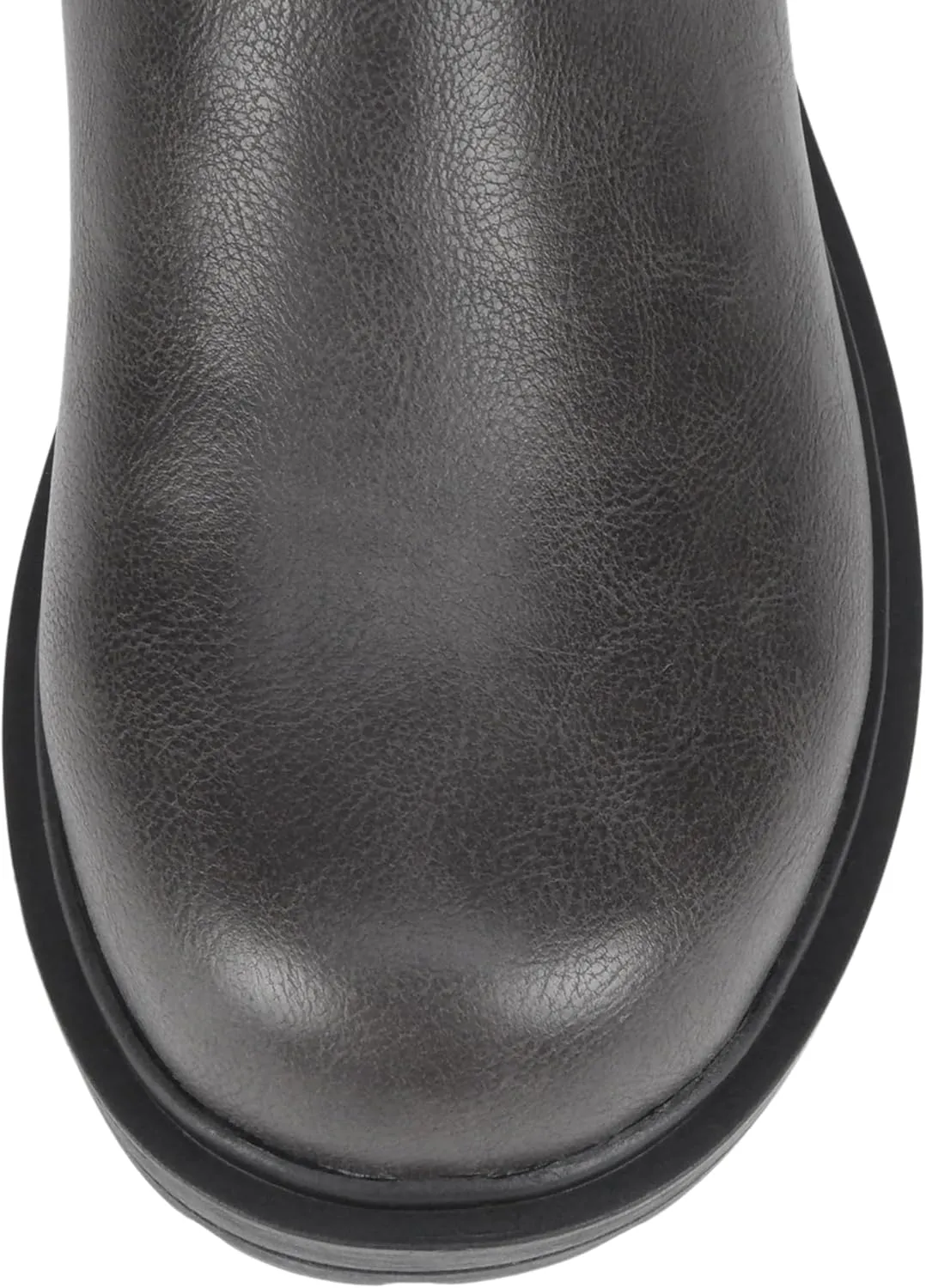 Soda Pilot ~ Women Lug Sole Low Heel Chelsea Fashion Ankle Bootie w/Double Elastic Gore
