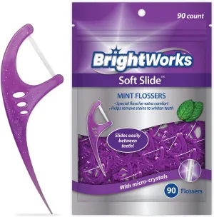 Soft Slide Flossers - for Tight Spaces and Extra Comfort with Fresh Mint - 270 Count