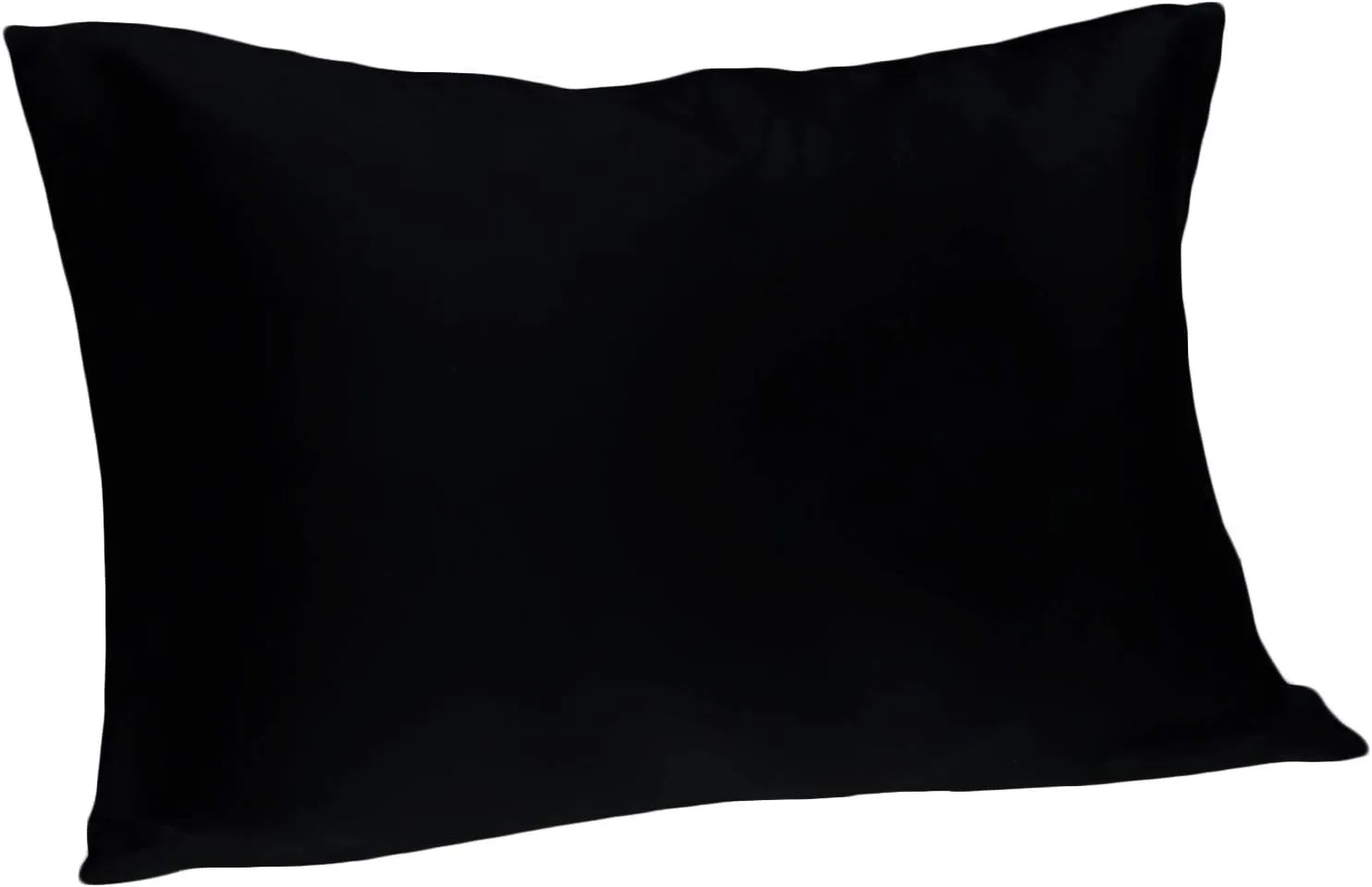 Spasilk Pure Silk Pillowcase, 100% Charmeuse Silk for Hair and Beauty, Hypoallergenic Pillowcase, Queen Sized, Black