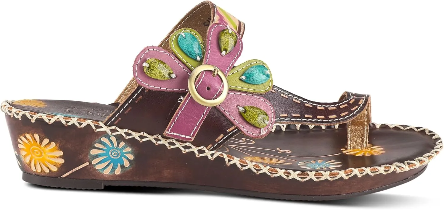 Spring Step L'Artiste Women's SANTORINI Slide Wedge Sandal