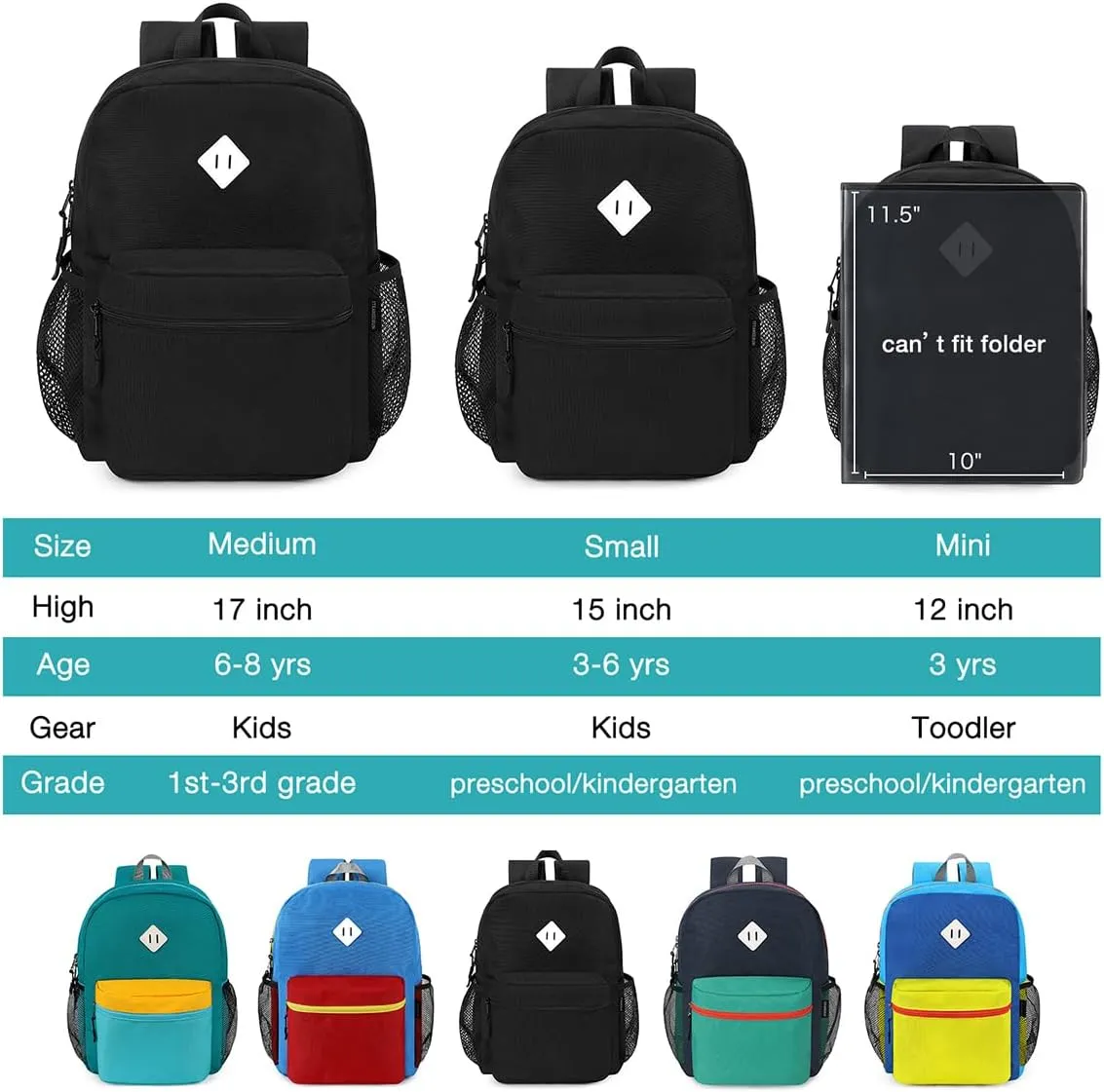 STEAMEDBUN Toddler Backpack for Boys 2-4, Kindergarten & Preschool Mini