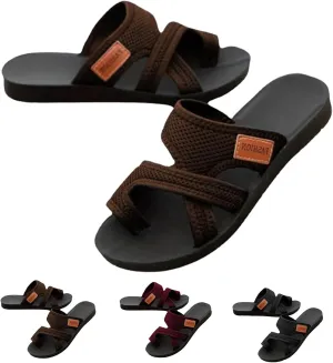 StoneLiquid Breathable Mesh Slide Sandals For Women, 2024women'S Hollow Mesh Slide Sandals With Toe Loop, Comfortable Mesh Flats Slippers