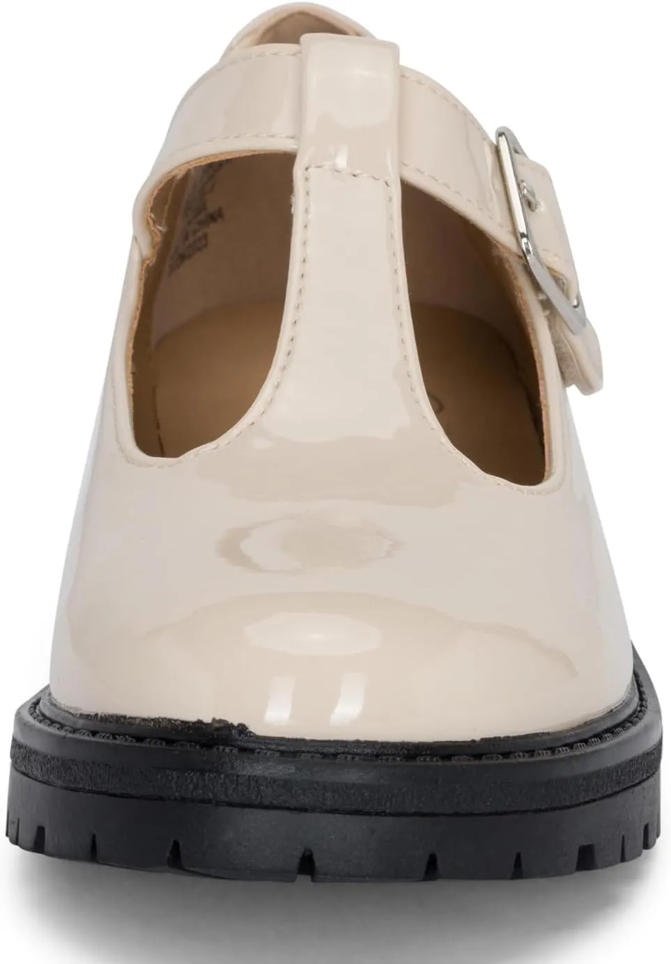 STYLISH S Belle-K ~ Little Kids Girls T-Strap Hook and Loop Low Heel Platform Mary Jane Dress Shoes