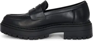 STYLISH S Skye - Women's Lug Sole Slip On Low Heel Platform Penny Loafers