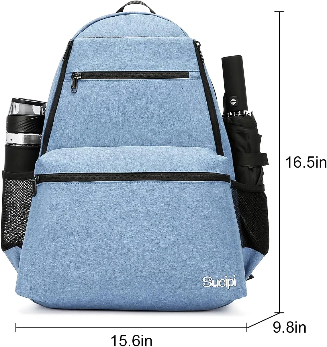 Sucipi Tennis Bag Professional Tennis Backpack for Men and Women Racket Bags Holds 2 Rackets with Ventilated Shoe Compartment