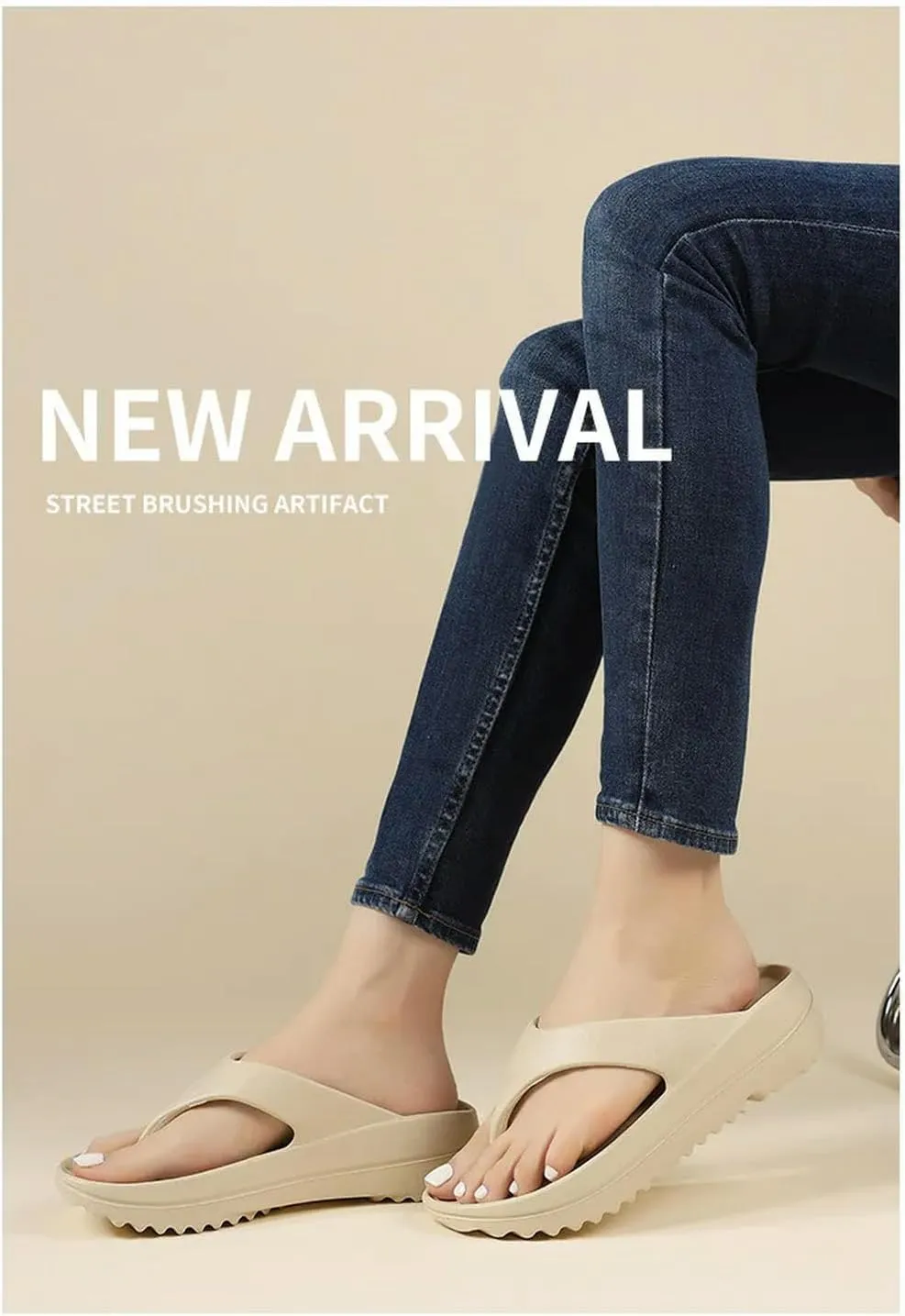 Summer Fashion Flip Flops Thick Soles Beach Sandals Comfort Outdoor Eva Slippers Lafy Home Slides