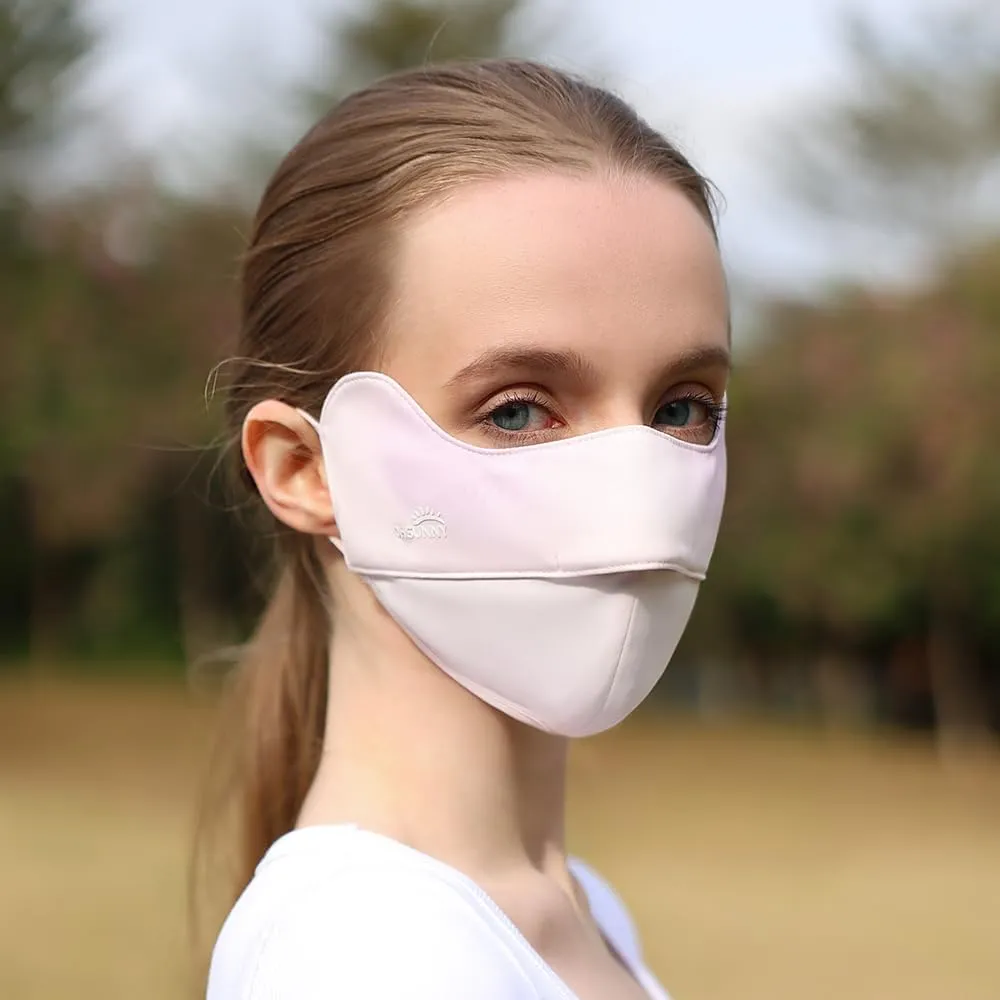 Sun Protection Face Cover UPF 50  Anti-UV Women Summer Mask Cooling Breathable Face Covering SLF5M040T