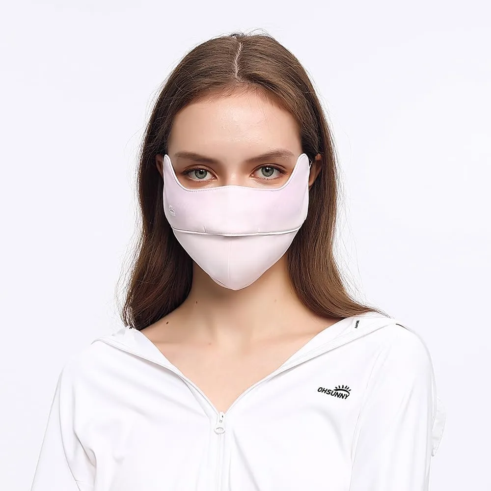 Sun Protection Face Cover UPF 50  Anti-UV Women Summer Mask Cooling Breathable Face Covering SLF5M040T