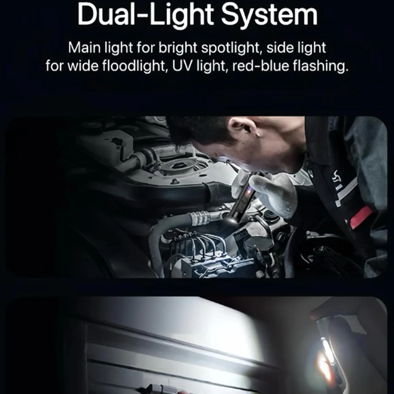 Taclite Mini – The Ultimate Everyday Micro Tool, Rechargeable LED Magnetic Super Bright Tactical Flashlight High Lumens with Hat Clip, Waterproof & 3 Brightness, for Camping, Hiking (Black)