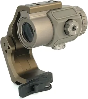 Tactical 3X Magnifier with FTC QD Mount Combo，2.26" Optical Centerline Height，Quick Release & Flip-to-Center (FTC) Mechanism，CNC Aluminum