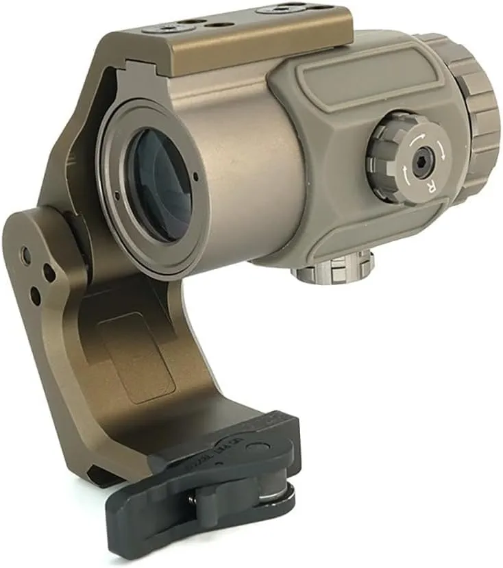 Tactical 3X Magnifier with FTC QD Mount Combo，2.26" Optical Centerline Height，Quick Release & Flip-to-Center (FTC) Mechanism，CNC Aluminum