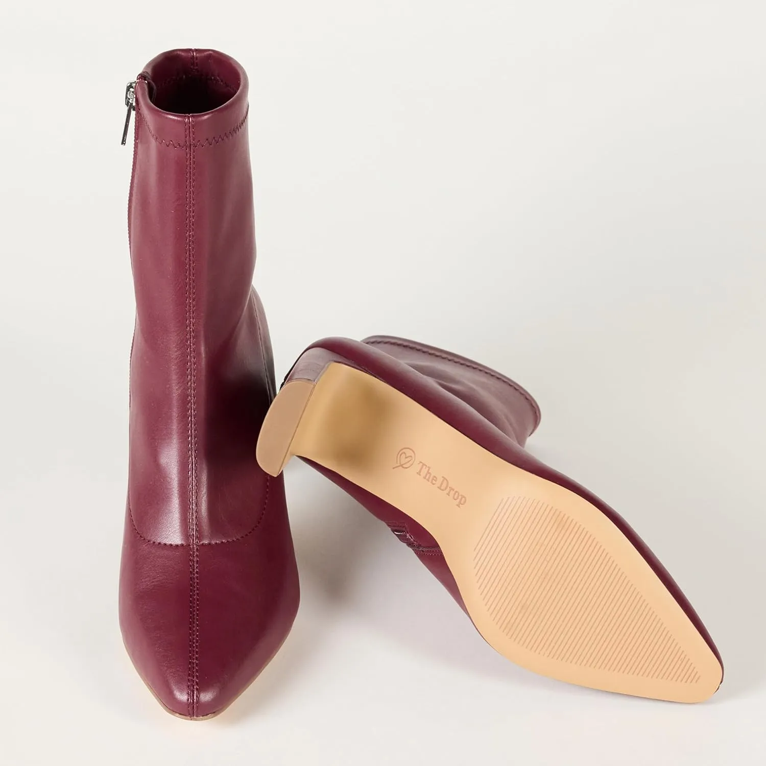 The Drop Women's Jane High Heel Pull-on Sock Boot