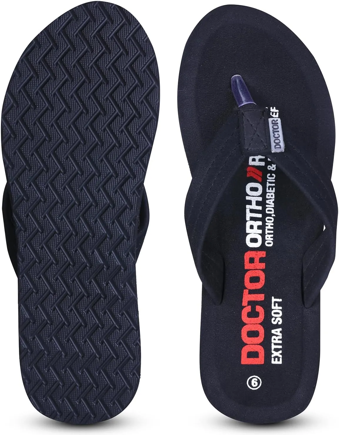 Thong Arch Support Ortho Slippers for Women| Orthopedic Diabetic & Stylish| Lightweight Comfortable & Casual|Pregnancy Anti-Skid Bedroom Daily Use House Flip-Flops Ladies Girls D-15