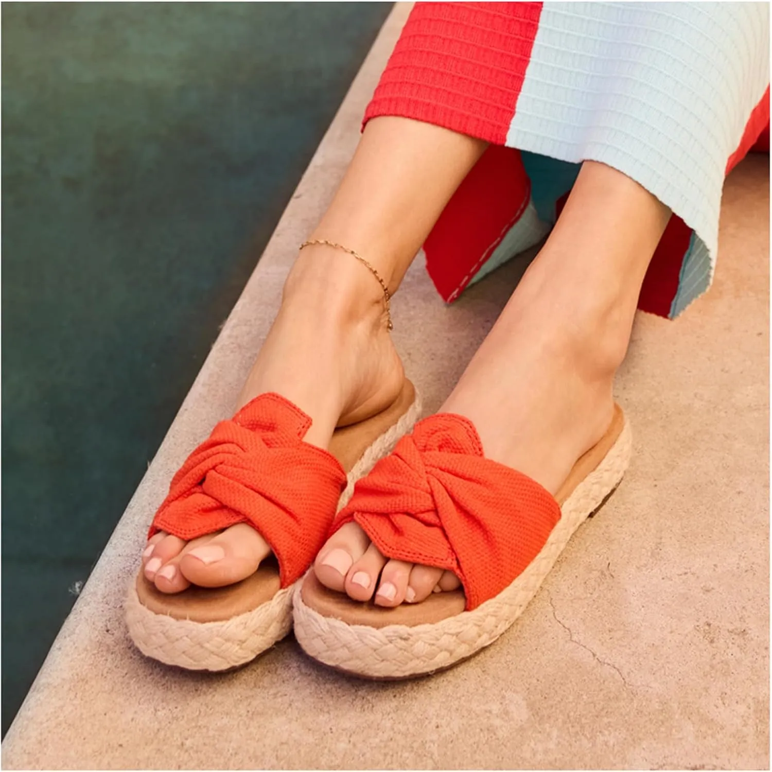 TOMS Women's Abby Slide Sandal