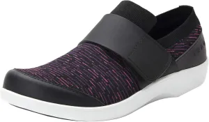 TRAQ by Alegria Qwik Womens Smart Walking Shoe Purple Dash 6 M US