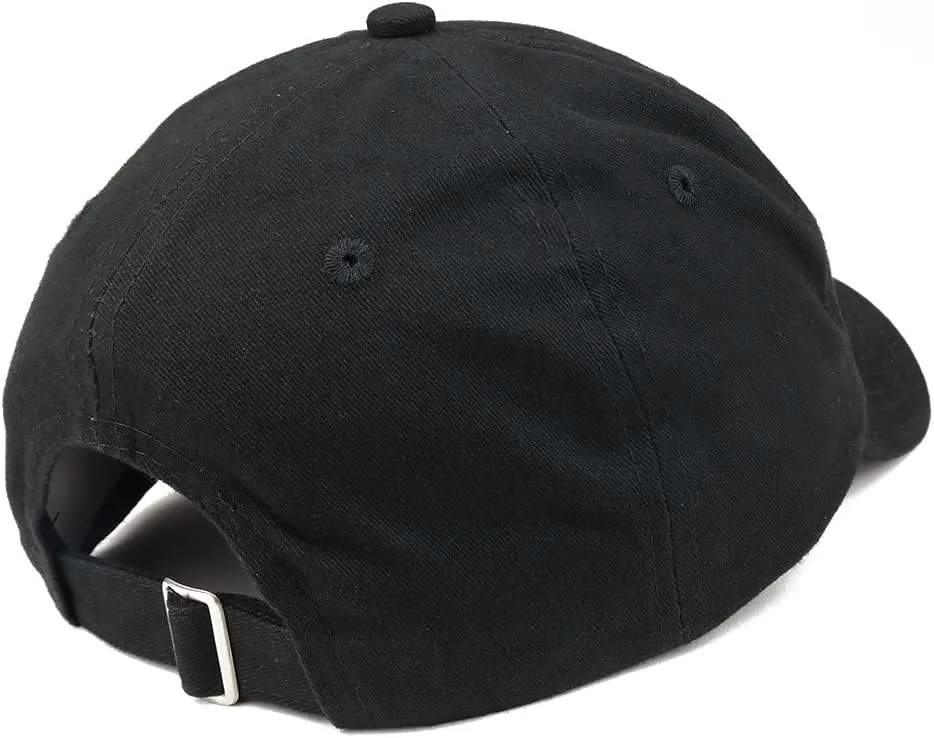 Trendy Apparel Shop World's Best Poppop Embroidered Low Profile Soft Cotton Baseball Cap