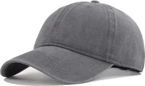 TSSGBL Vintage Cotton Washed Baseball Caps Unstructured Low Profile Adjustable Distressed Dad Hat for Men Women S-M-L-XXL