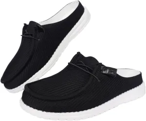 Unisex-Adult Sunflower Floral Canvas Loafers Comfortable Boat Shoes Easy Slip On Lightweight Deck Shoes Elastic Laces Outdoor Flat Walking Shoes Breathable Drving Shoes Sneakers for Women Men
