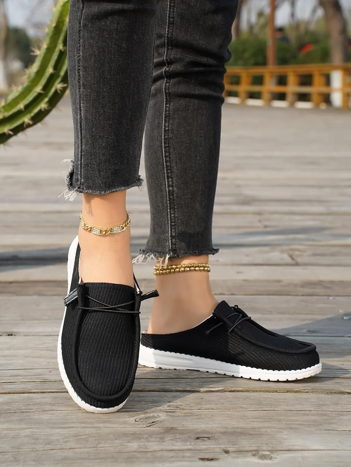 Unisex-Adult Sunflower Floral Canvas Loafers Comfortable Boat Shoes Easy Slip On Lightweight Deck Shoes Elastic Laces Outdoor Flat Walking Shoes Breathable Drving Shoes Sneakers for Women Men