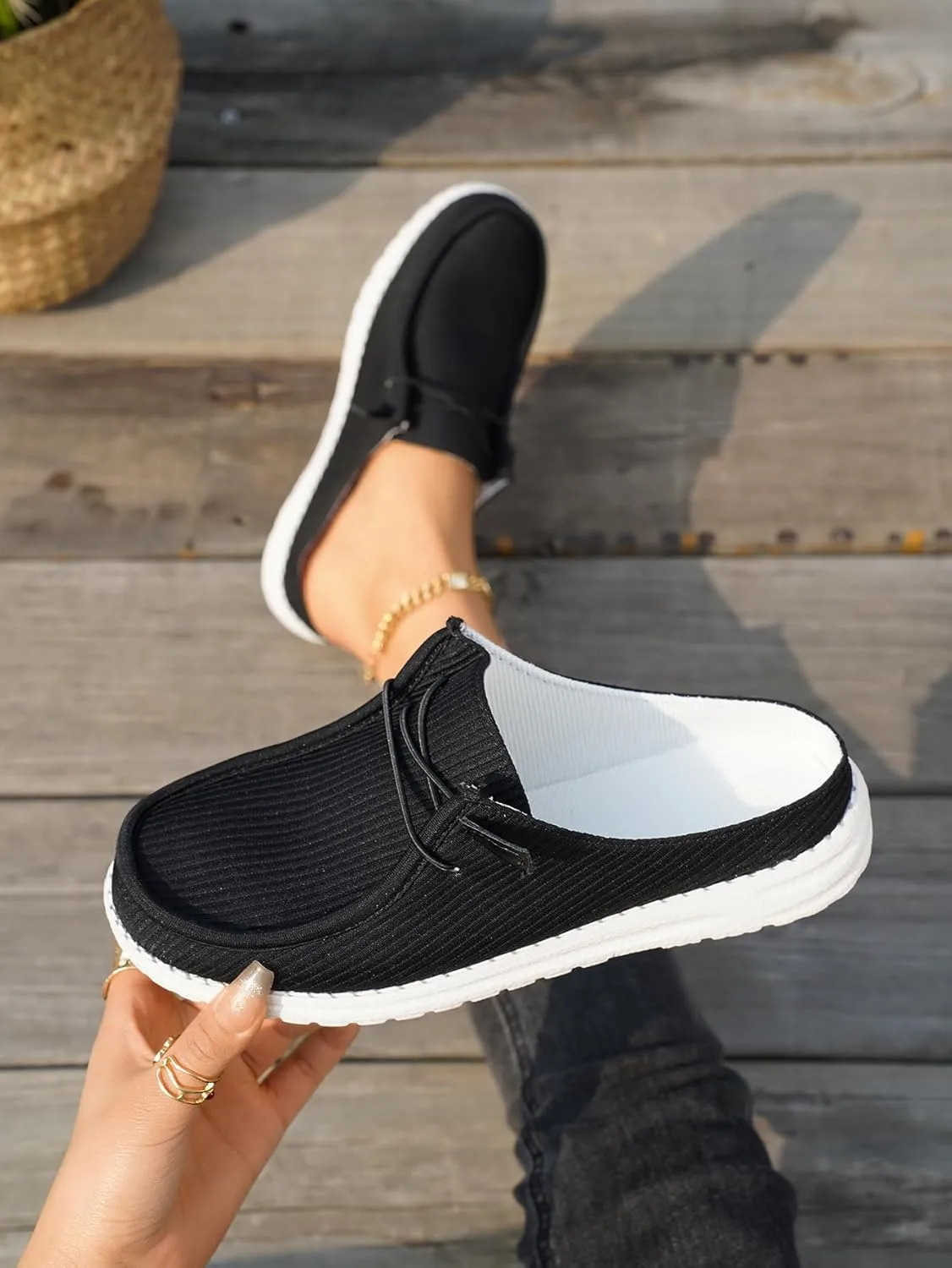 Unisex-Adult Sunflower Floral Canvas Loafers Comfortable Boat Shoes Easy Slip On Lightweight Deck Shoes Elastic Laces Outdoor Flat Walking Shoes Breathable Drving Shoes Sneakers for Women Men