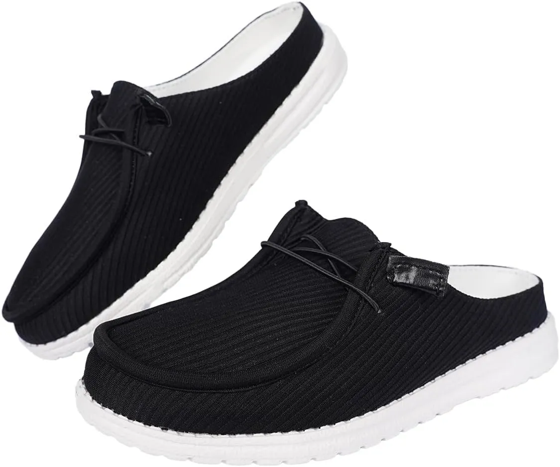 Unisex-Adult Sunflower Floral Canvas Loafers Comfortable Boat Shoes Easy Slip On Lightweight Deck Shoes Elastic Laces Outdoor Flat Walking Shoes Breathable Drving Shoes Sneakers for Women Men